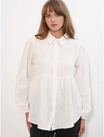 Camisa oversize de algodón de manga larga bdart