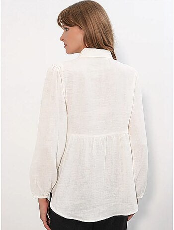 Camisa oversize de algodón de manga larga bdart
