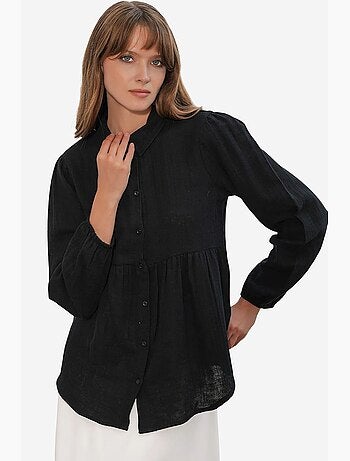 Camisa oversize de algodón de manga larga bdart