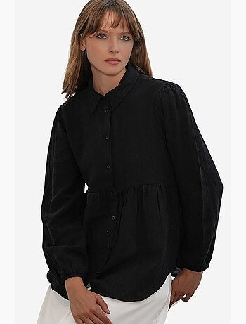 Camisa oversize de algodón de manga larga bdart