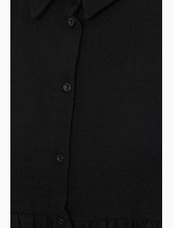 Camisa oversize de algodón de manga larga bdart