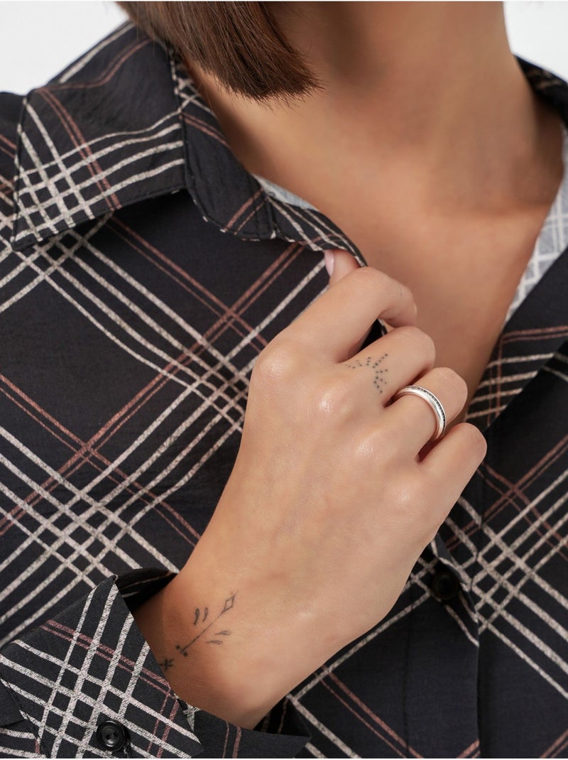 Camisa oversize de cuadros con botones bdart Negro - Kiabi