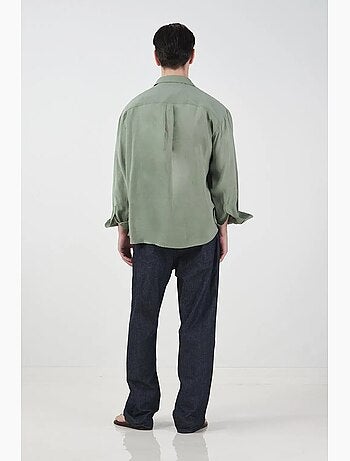 Camisa oversize de manga larga con botones giesto