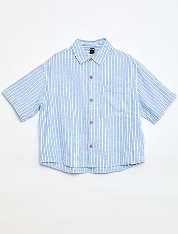 Camisa oversize de rayas