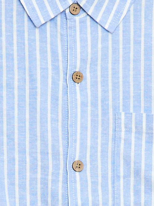 Camisa oversize de rayas - Kiabi