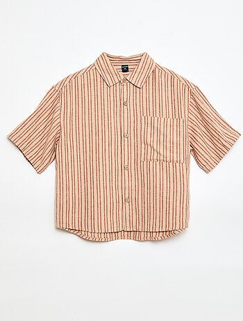 Camisa oversize de rayas