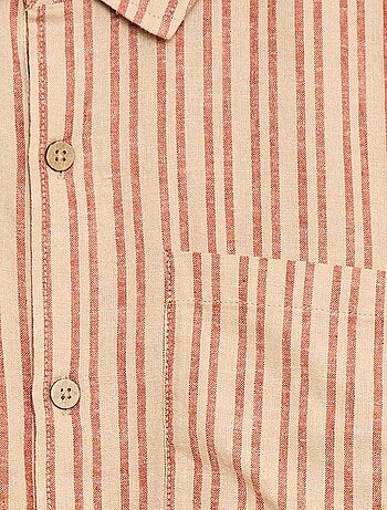 Camisa oversize de rayas