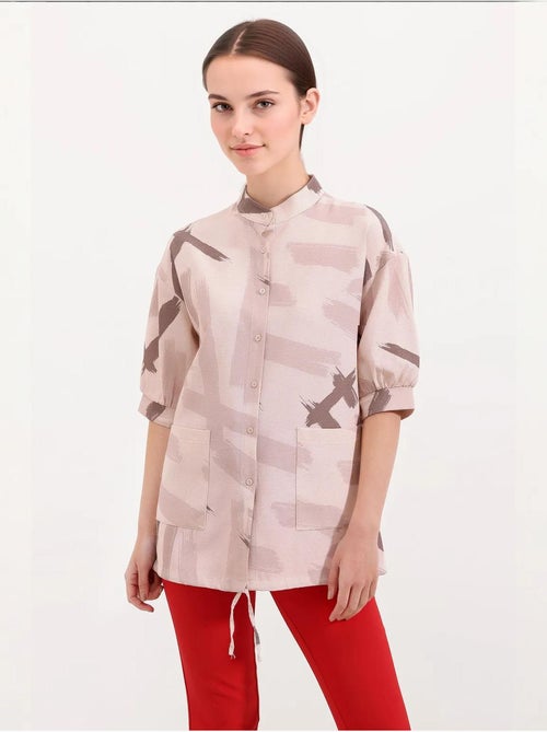 Camisa oversize estampada bdart - Kiabi Camisa oversize estampada bdart - Kiabi