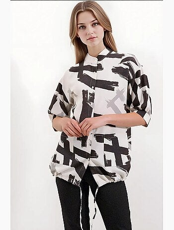 Camisa oversize estampada bdart