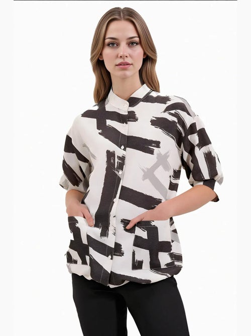 Camisa oversize estampada bdart - Kiabi Camisa oversize estampada bdart - Kiabi