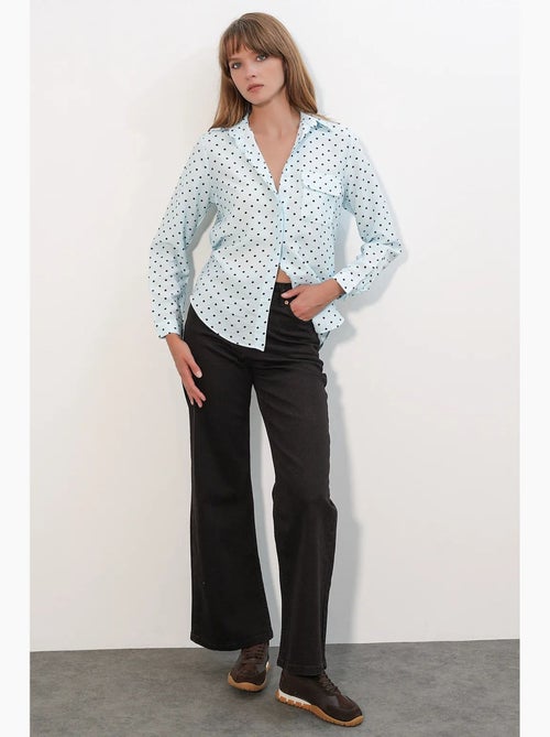 Camisa oversize tejida de lunares bdart - Kiabi Camisa oversize tejida de lunares bdart - Kiabi