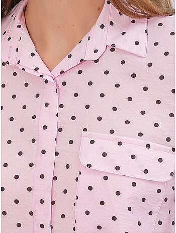Camisa oversize tejida de lunares bdart