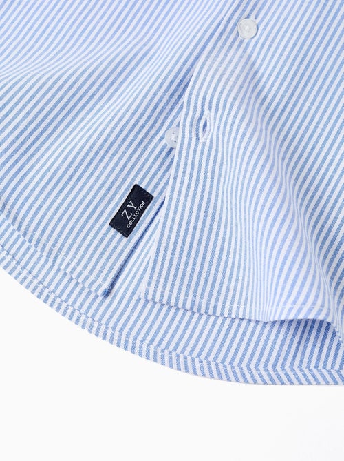 Camisa oxford a rayas - Kiabi
