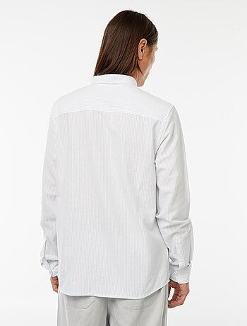 Camisa Oxford con motivo de rayas