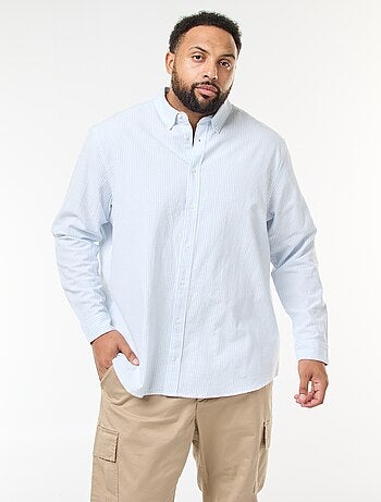 Camisa Oxford con motivo de rayas