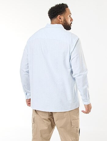 Camisa Oxford con motivo de rayas