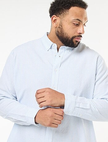 Camisa Oxford con motivo de rayas