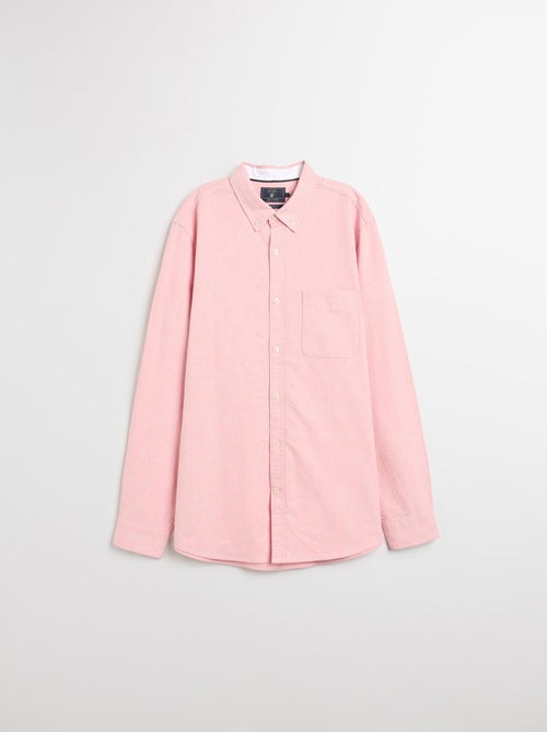 Camisa Oxford de manga larga, MO Fashion - Kiabi