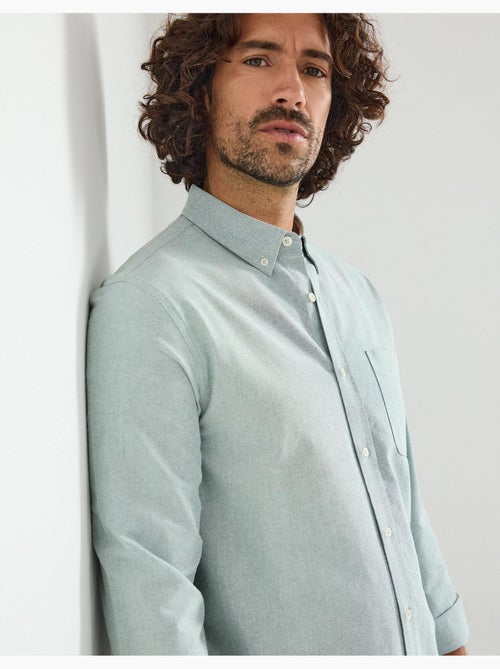 Camisa Oxford de manga larga, MO Fashion - Kiabi