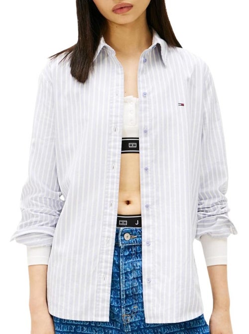 Camisa Oxford de rayas para mujer Tommy Hilfiger - Kiabi