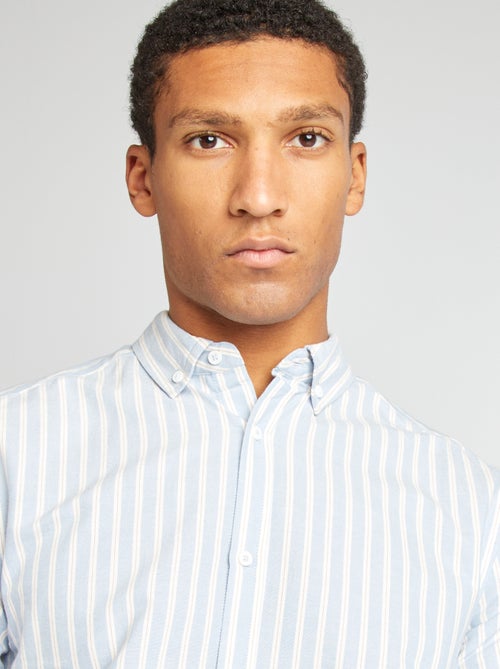 Camisa oxford estampada - Kiabi