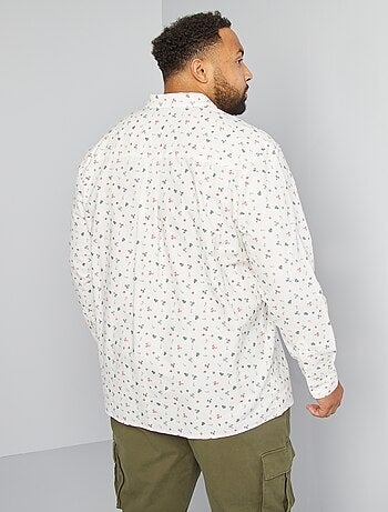 Camisa oxford estampada 'Navidad'