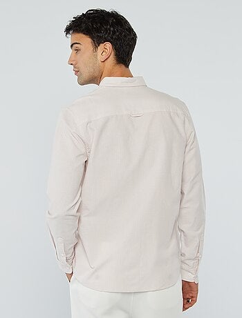 Camisa oxford estampada