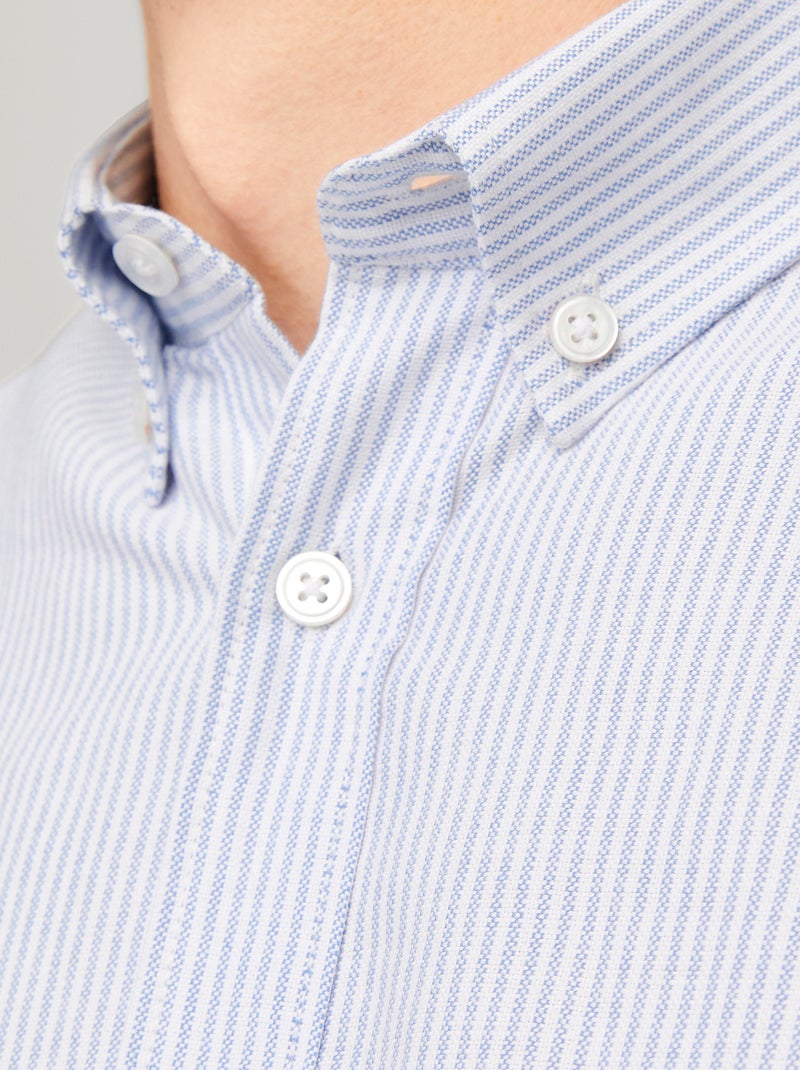 Camisa oxford 'JJ Rebel' AZUL - Kiabi