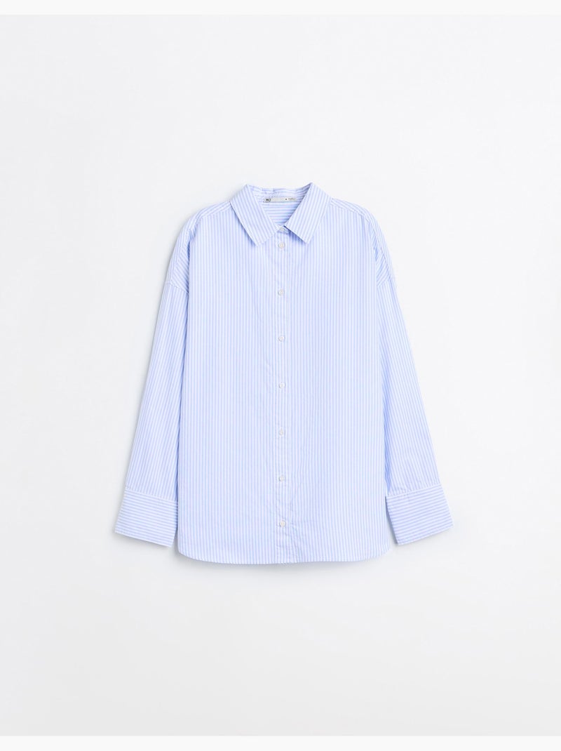 Camisa oxford, mo fashion Azul - Kiabi