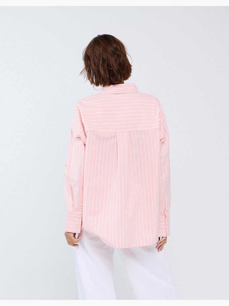 Camisa oxford, mo fashion Rosa - Kiabi