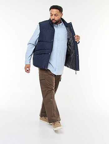 Camisa oxford recta lisa
