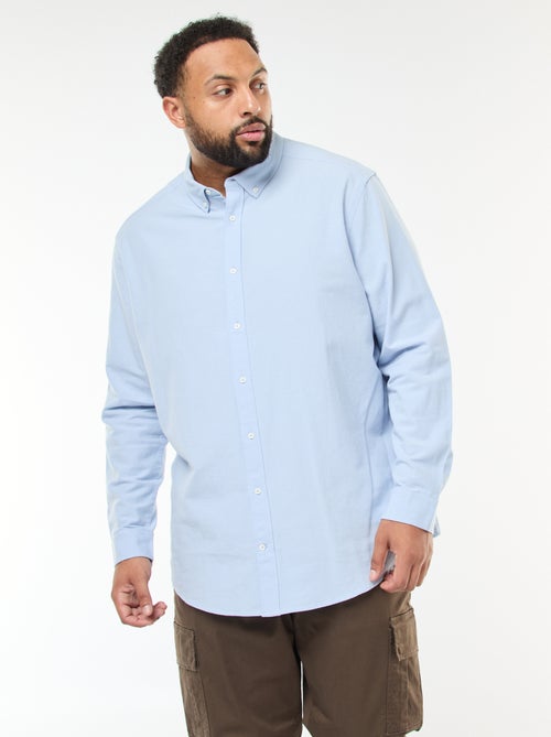 Camisa oxford recta lisa - Kiabi