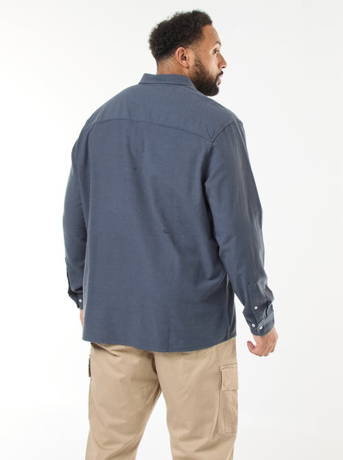 Camisa oxford recta lisa - Kiabi