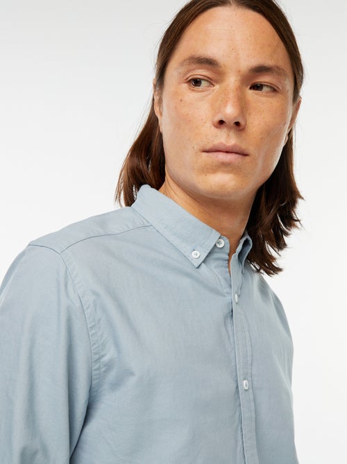 Camisa oxford regular fit - Kiabi