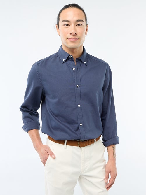 Camisa oxford regular fit - Kiabi Camisa oxford regular fit - Kiabi