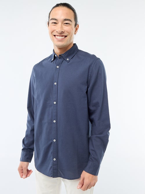 Camisa oxford regular fit - Kiabi Camisa oxford regular fit - Kiabi