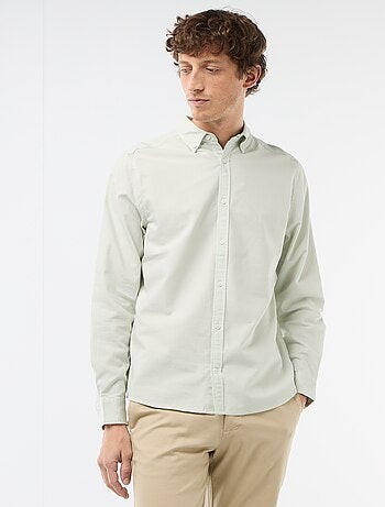 Camisa oxford regular fit