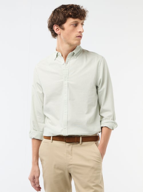 Camisa oxford regular fit - Kiabi