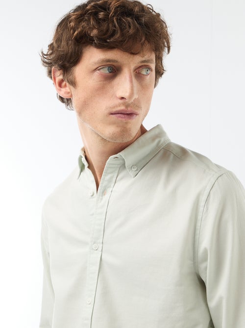 Camisa oxford regular fit - Kiabi
