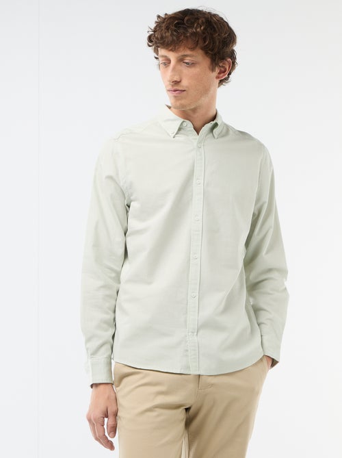 Camisa oxford regular fit - Kiabi