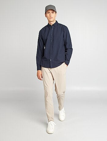 Camisa oxford regular fit