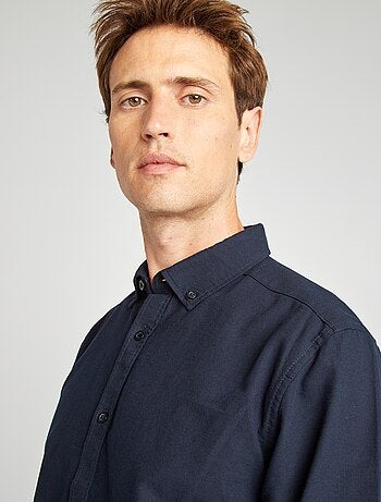 Camisa oxford regular fit