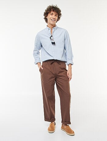 Camisa oxford regular fit