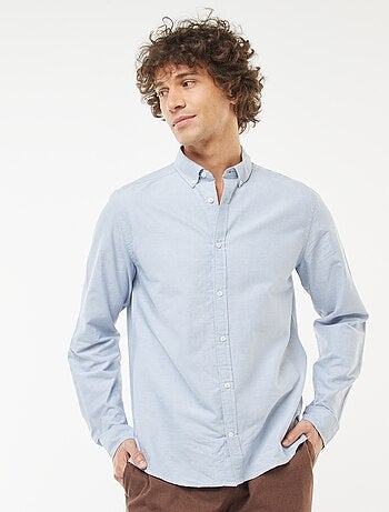 Camisa oxford regular fit