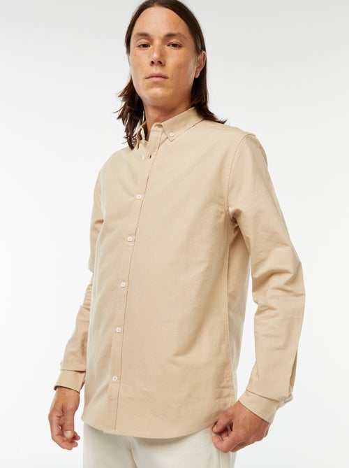 Camisa oxford regular fit - Kiabi
