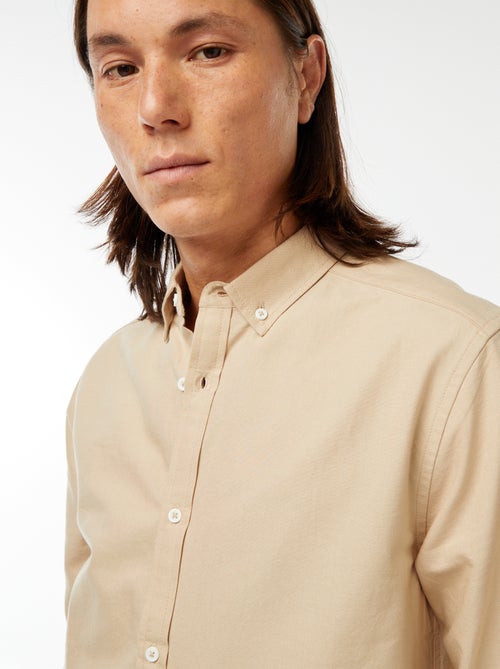 Camisa oxford regular fit - Kiabi