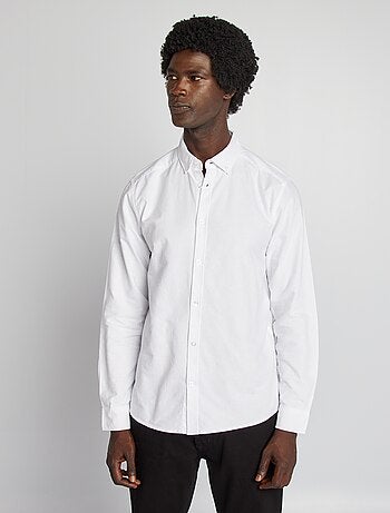 Camisa oxford regular fit