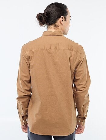 Camisa oxford regular fit