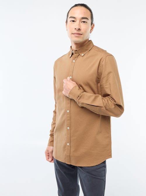 Camisa oxford regular fit - Kiabi Camisa oxford regular fit - Kiabi