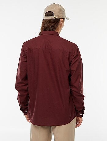 Camisa oxford regular fit